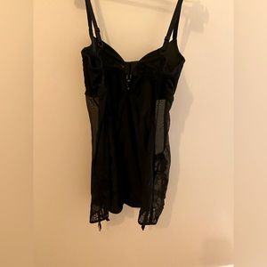 Victoria’s Secret Black Bustier 36C with lace detail
